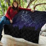Taurus Constellation Print Quilt