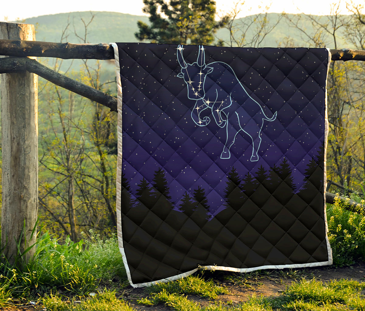 Taurus Constellation Print Quilt
