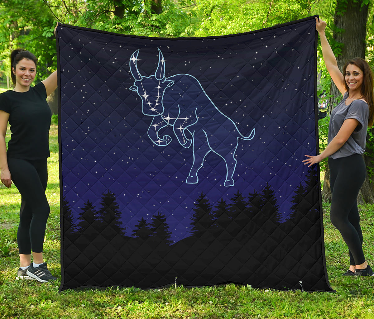 Taurus Constellation Print Quilt