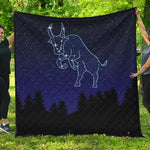 Taurus Constellation Print Quilt