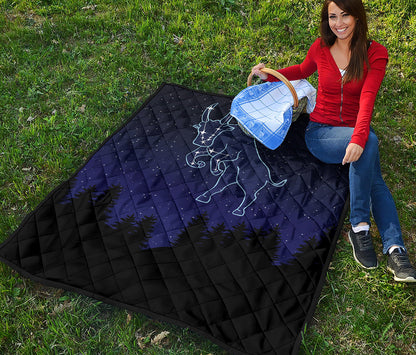 Taurus Constellation Print Quilt