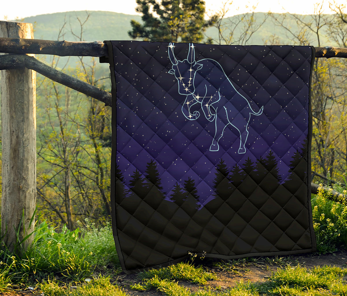 Taurus Constellation Print Quilt