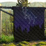 Taurus Constellation Print Quilt