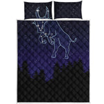 Taurus Constellation Print Quilt Bed Set