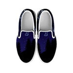 Taurus Constellation Print White Slip On Shoes