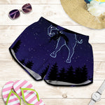 Taurus Constellation Print Women's Shorts