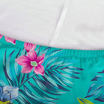 Teal Aloha Tropical Pattern Print Sofa Cover