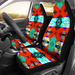 Teal And Orange Sovereign Native Universal Fit Car Seat Covers GearFrost