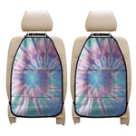 Teal And Pink Tie Dye Print Car Seat Organizers