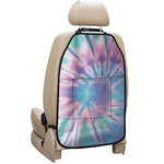 Teal And Pink Tie Dye Print Car Seat Organizers