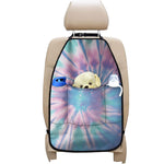 Teal And Pink Tie Dye Print Car Seat Organizers