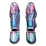 Teal And Pink Tie Dye Print Muay Thai Shin Guard