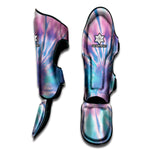 Teal And Pink Tie Dye Print Muay Thai Shin Guard