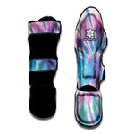 Teal And Pink Tie Dye Print Muay Thai Shin Guard