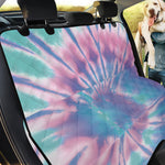 Teal And Pink Tie Dye Print Pet Car Back Seat Cover