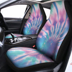 Teal And Pink Tie Dye Print Universal Fit Car Seat Covers
