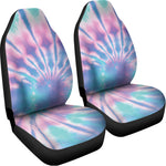 Teal And Pink Tie Dye Print Universal Fit Car Seat Covers