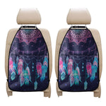 Teal And Purple Dream Catcher Print Car Seat Organizers