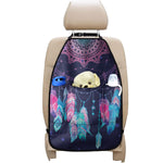 Teal And Purple Dream Catcher Print Car Seat Organizers
