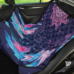 Teal And Purple Dream Catcher Print Pet Car Back Seat Cover