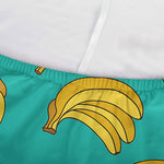 Teal Banana Pattern Print Sofa Cover