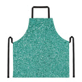 Teal (NOT Real) Glitter Print Apron