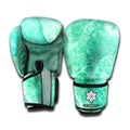 Teal Marble Print Boxing Gloves