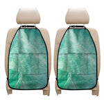 Teal Marble Print Car Seat Organizers