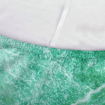 Teal Marble Print Sofa Cover