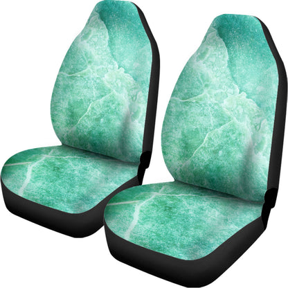 Teal Marble Print Universal Fit Car Seat Covers
