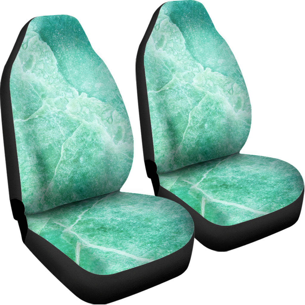 Teal Marble Print Universal Fit Car Seat Covers