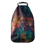 Teal Orange Universe Galaxy Space Print Car Seat Organizers