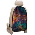 Teal Orange Universe Galaxy Space Print Car Seat Organizers