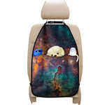 Teal Orange Universe Galaxy Space Print Car Seat Organizers