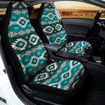 Teal Southwestern Navajo Pattern Print Universal Fit Car Seat Covers