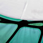 Teal Stained Glass Mosaic Print Sofa Cover