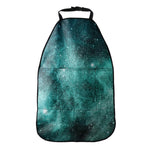 Teal Stardust Galaxy Space Print Car Seat Organizers