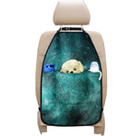 Teal Stardust Galaxy Space Print Car Seat Organizers