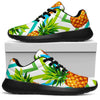 Teal Zig Zag Pineapple Pattern Print Sport Shoes GearFrost