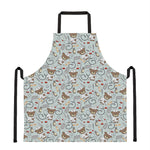 Teddy Bear Doctor Pattern Print Apron