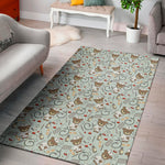 Teddy Bear Doctor Pattern Print Area Rug