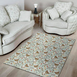 Teddy Bear Doctor Pattern Print Area Rug