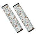 Teddy Bear Doctor Pattern Print Car Seat Belt Covers