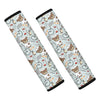 Teddy Bear Doctor Pattern Print Car Seat Belt Covers