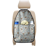 Teddy Bear Doctor Pattern Print Car Seat Organizers