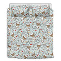 Teddy Bear Doctor Pattern Print Duvet Cover Bedding Set