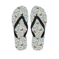 Teddy Bear Doctor Pattern Print Flip Flops