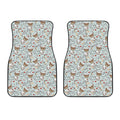 Teddy Bear Doctor Pattern Print Front Car Floor Mats