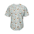 Teddy Bear Doctor Pattern Print Men's Baseball Jersey