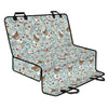 Teddy Bear Doctor Pattern Print Pet Car Back Seat Cover